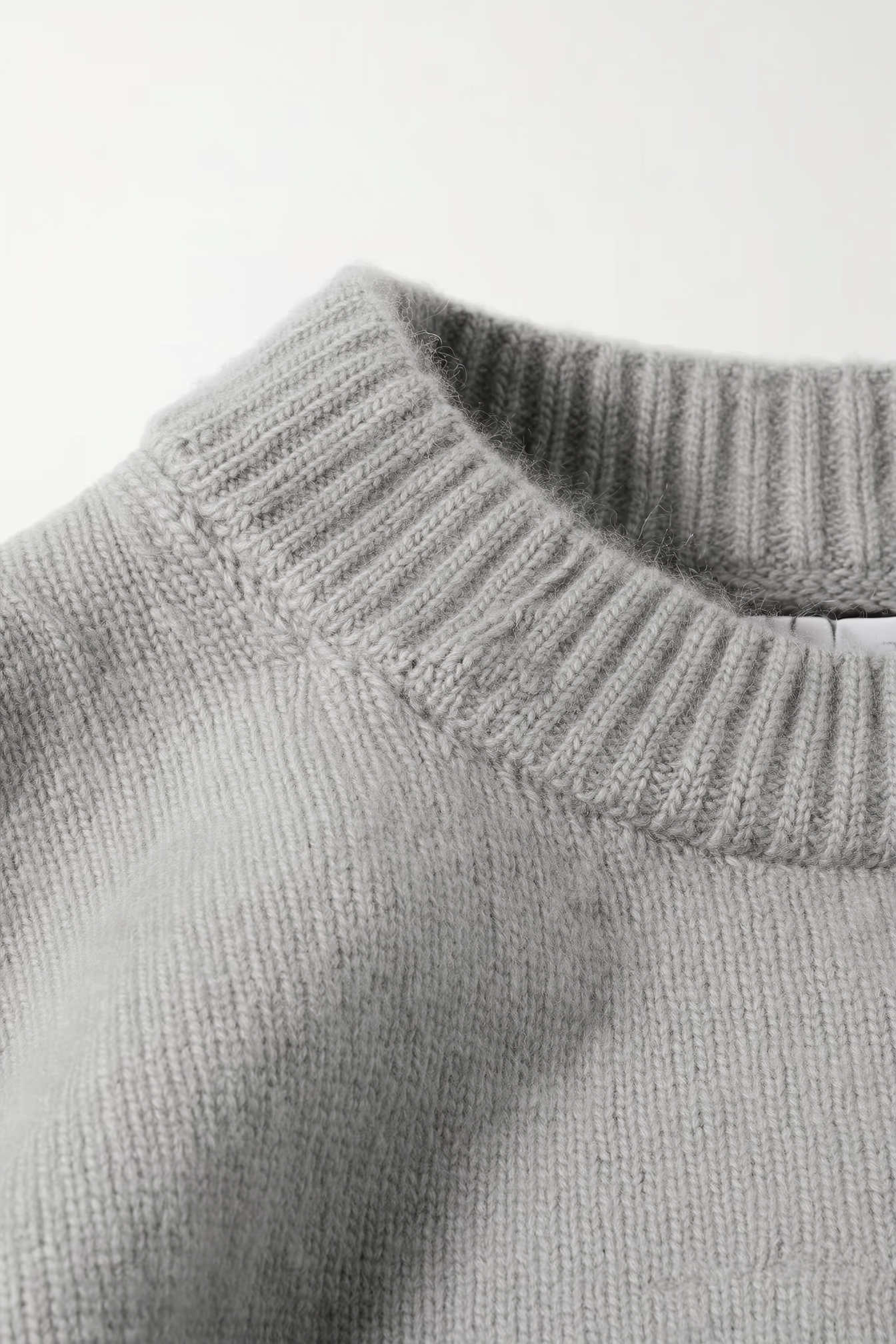Knitted crewneck sweater