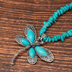 Collier Pendentif Libellule Bohème