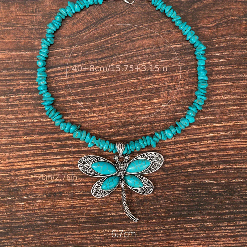 Collier Pendentif Libellule Bohème
