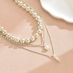 Collier Pendentif Perlé Vintage