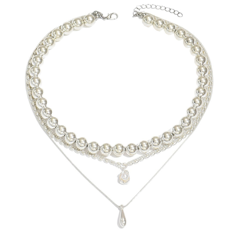 Collier Pendentif Perlé Vintage