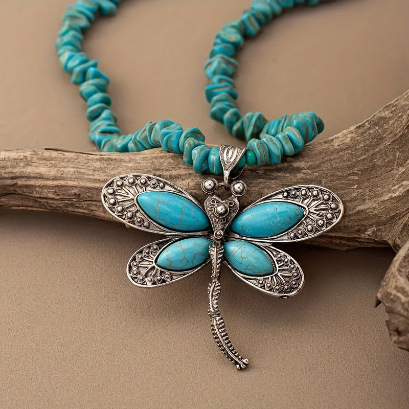 Collier Pendentif Libellule Bohème