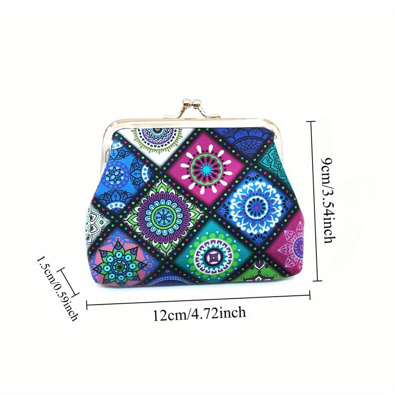 Porte-Monnaie Vintage De Style Ethnique