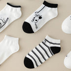 Lot De 4 Paires De Chaussettes À Imprimé Chat