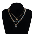 Collier Pendentif Bohème Vintage