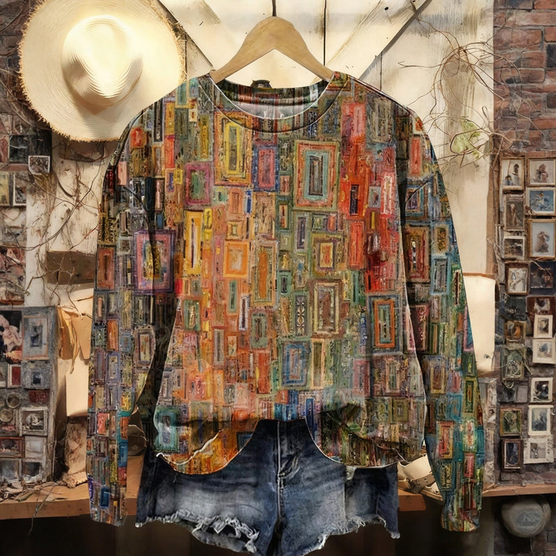 Sweat-Shirt Vintage Décontracté