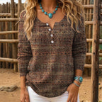 Blouse Décontractée Vintage