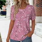 T-Shirt À Imprimé Floral Vintage