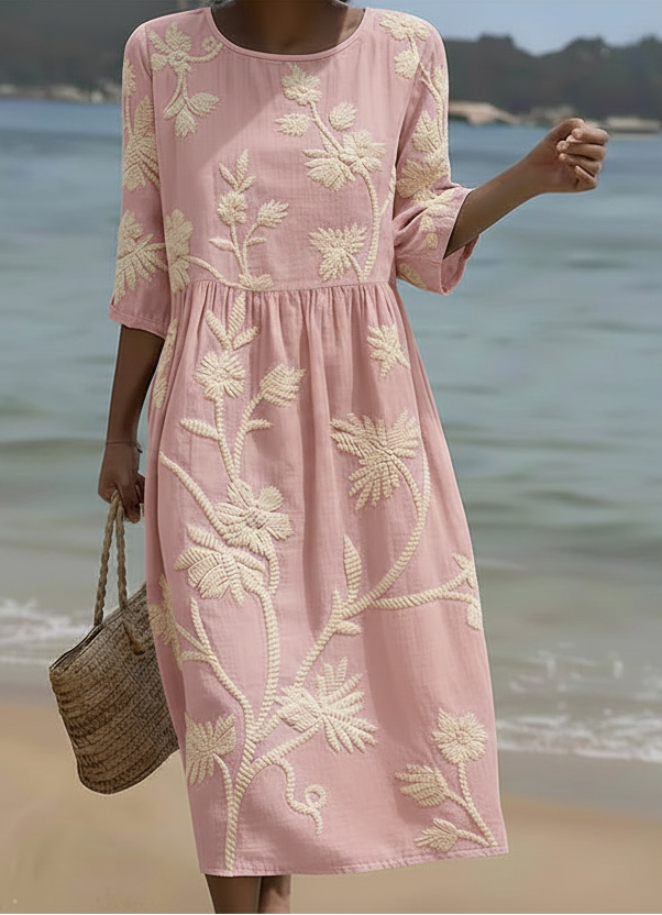 Robe Décontractée Fleurie pour Femme