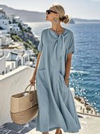 Mireille™ — Robe en coton fluide et estivale