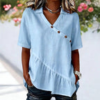 Blouse Décontractée Unie
