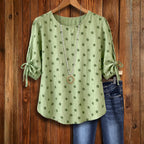 Blouse À Pois Vintage