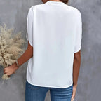 Blouse Décontractée Unie