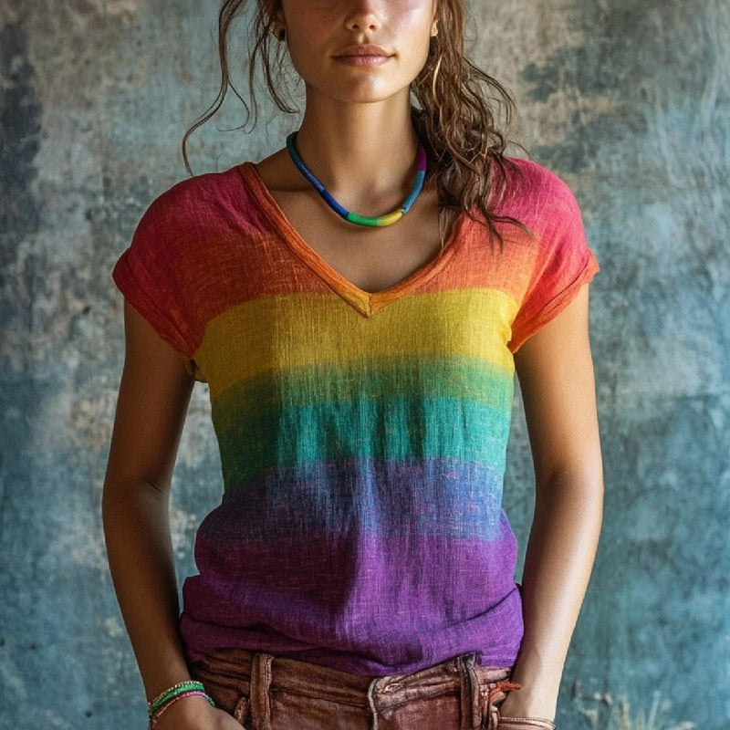 T-Shirt Vintage Coloré