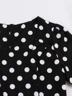 Marguerite™ | Robe pois élégante confortable intemporelle