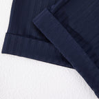 Blouse Décontractée De Couleur Unie