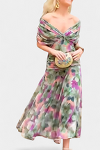 Aveline — Robe florale à grâce aérienne
