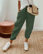 Lucie™ — Pantalon fluide en mélange coton et lin