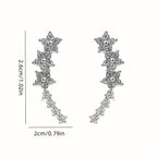 Boucles d'oreilles florales intemporelles