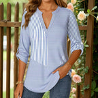 Blouse Rayée Décontractée