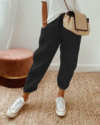 Lucie™ — Pantalon fluide en mélange coton et lin