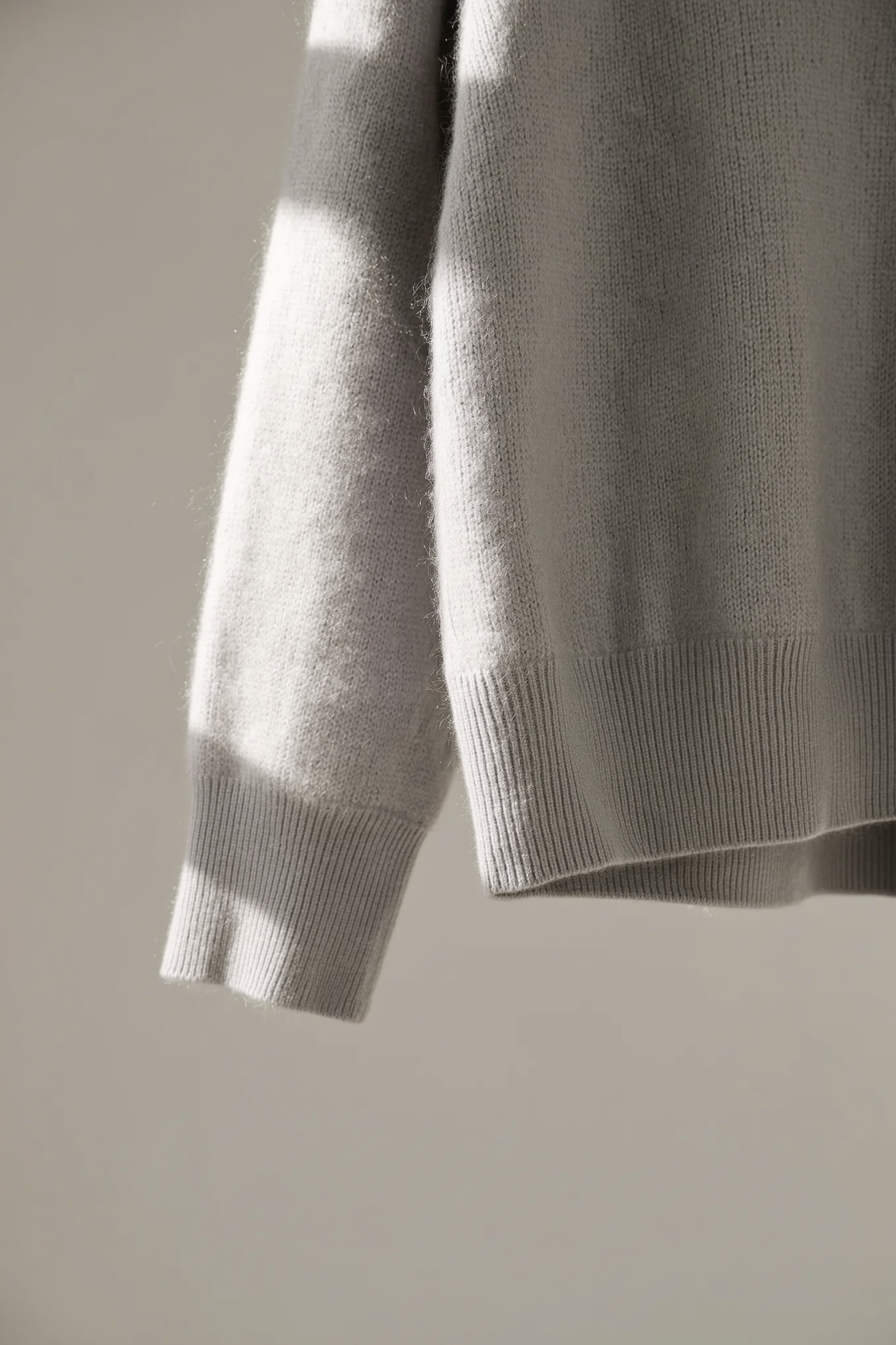 Knitted crewneck sweater