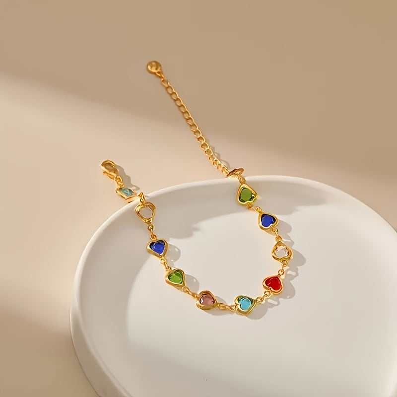 Bracelet unique en forme de cœur
