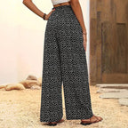 Pantalon À Pois Décontracté
