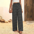 Pantalon À Pois Décontracté