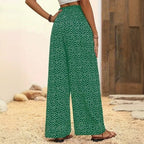 Pantalon À Pois Décontracté