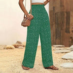 Pantalon À Pois Décontracté