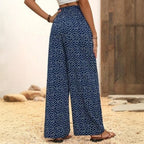 Pantalon À Pois Décontracté