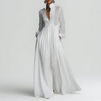Élisa™ — Robe maxi minimaliste raffinée