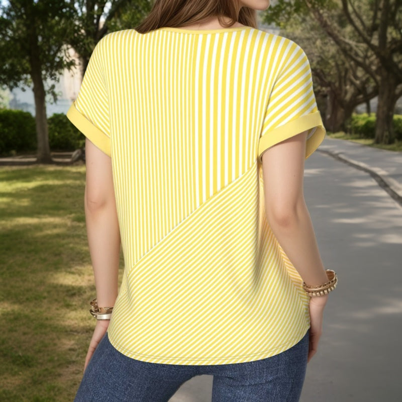 Blouse Rayée Décontractée