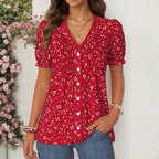 Blouse Décontractée Vintage