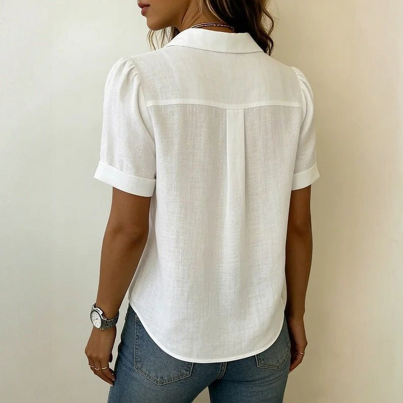 Blouse Décontractée Unie