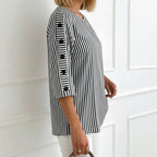 Blouse Rayée Décontractée