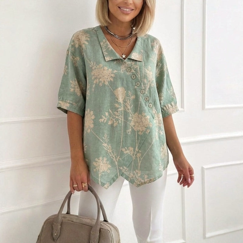 Blouse Vintage Irrégulière