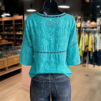 Blouse Vintage À Imprimé Floral