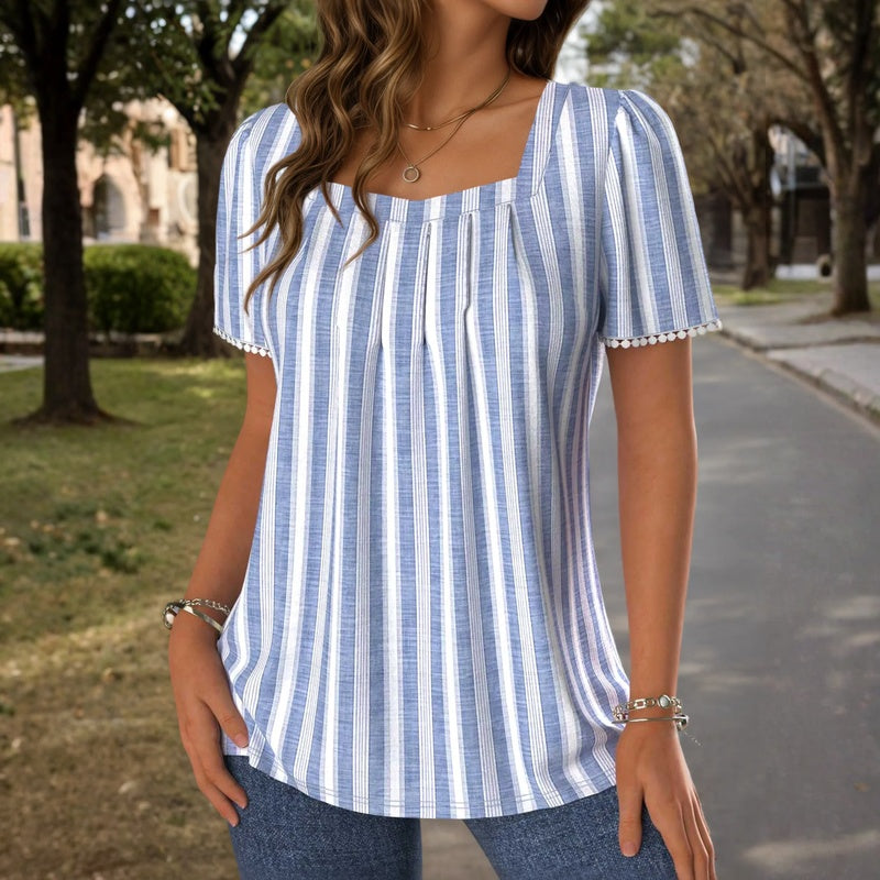 Blouse Rayée Décontractée
