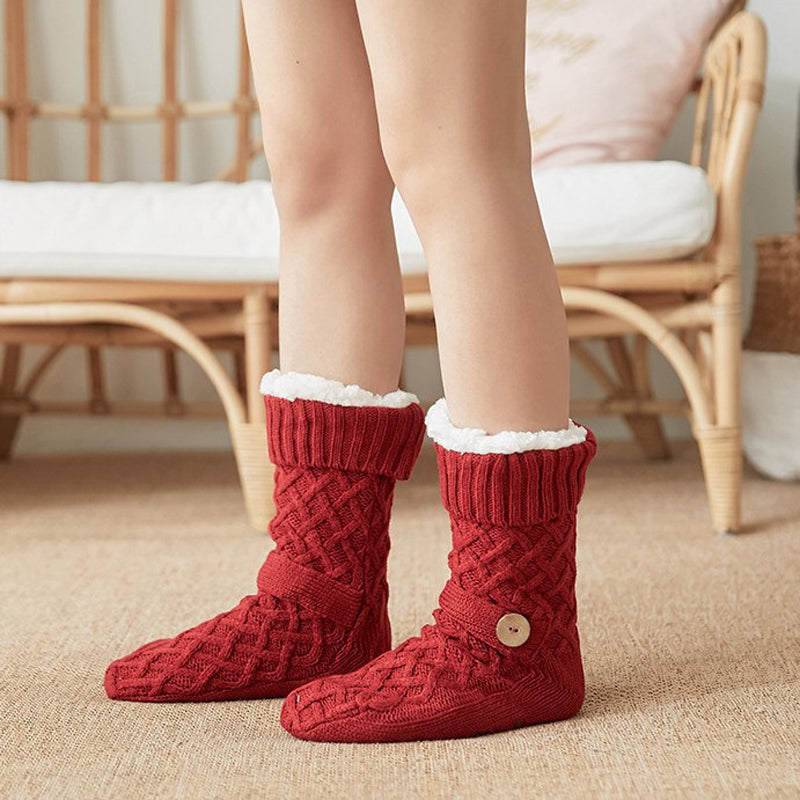 Chaussettes Chaudes Antidérapantes