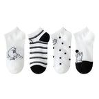 Lot De 4 Paires De Chaussettes À Imprimé Chat