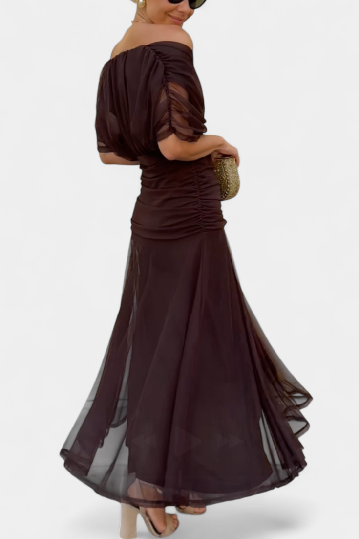 Aveline — Robe florale à grâce aérienne