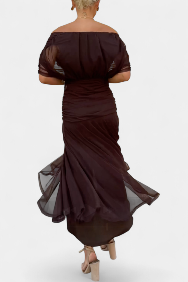 Aveline — Robe florale à grâce aérienne