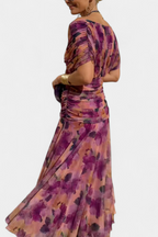 Aveline — Robe florale à grâce aérienne