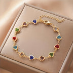 Bracelet unique en forme de cœur