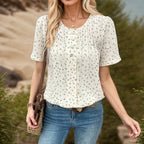 Blouse Décontractée Élégante