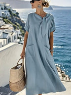 Mireille™ — Robe en coton fluide et estivale