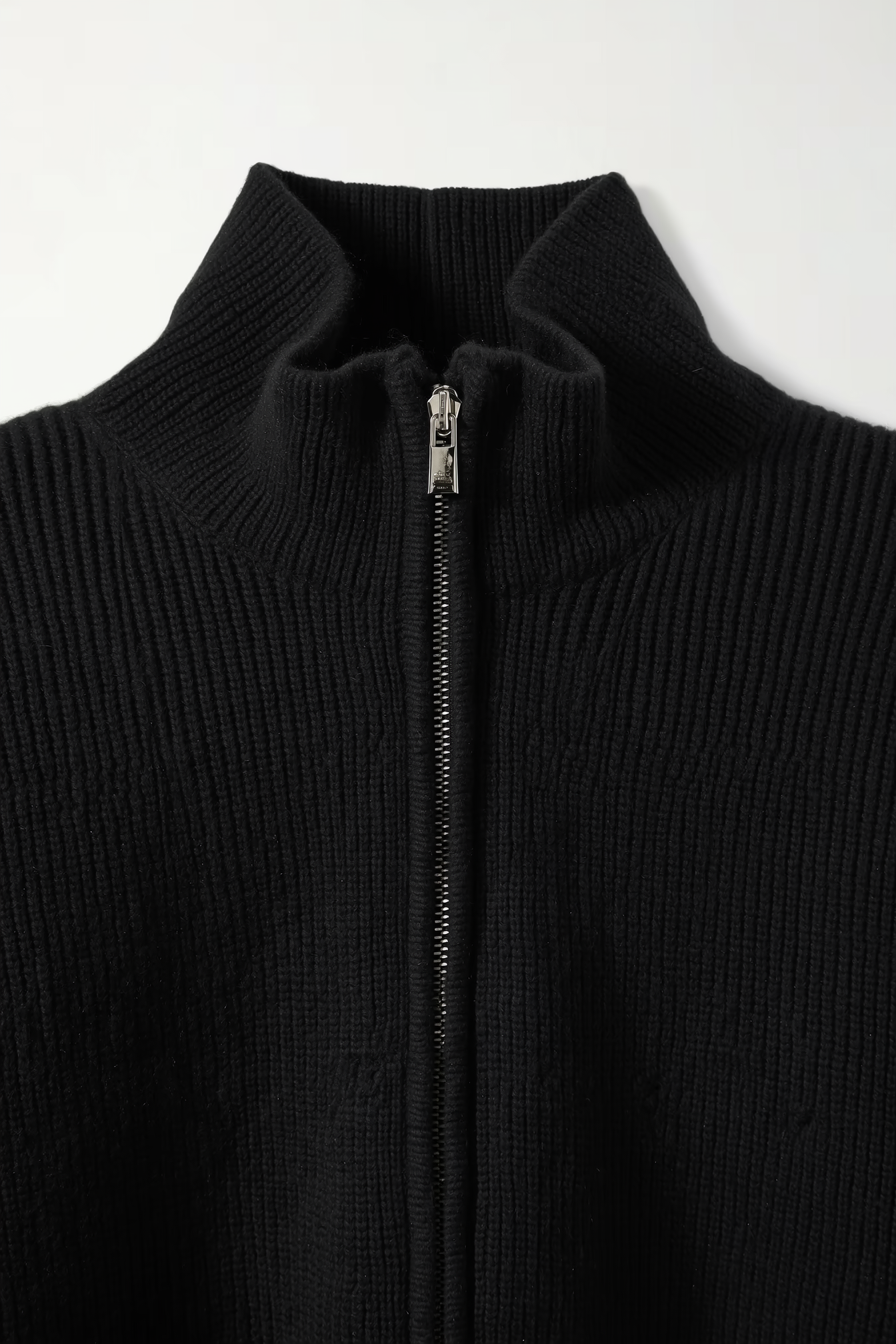 The Essential Ribbed Zip Cardigan