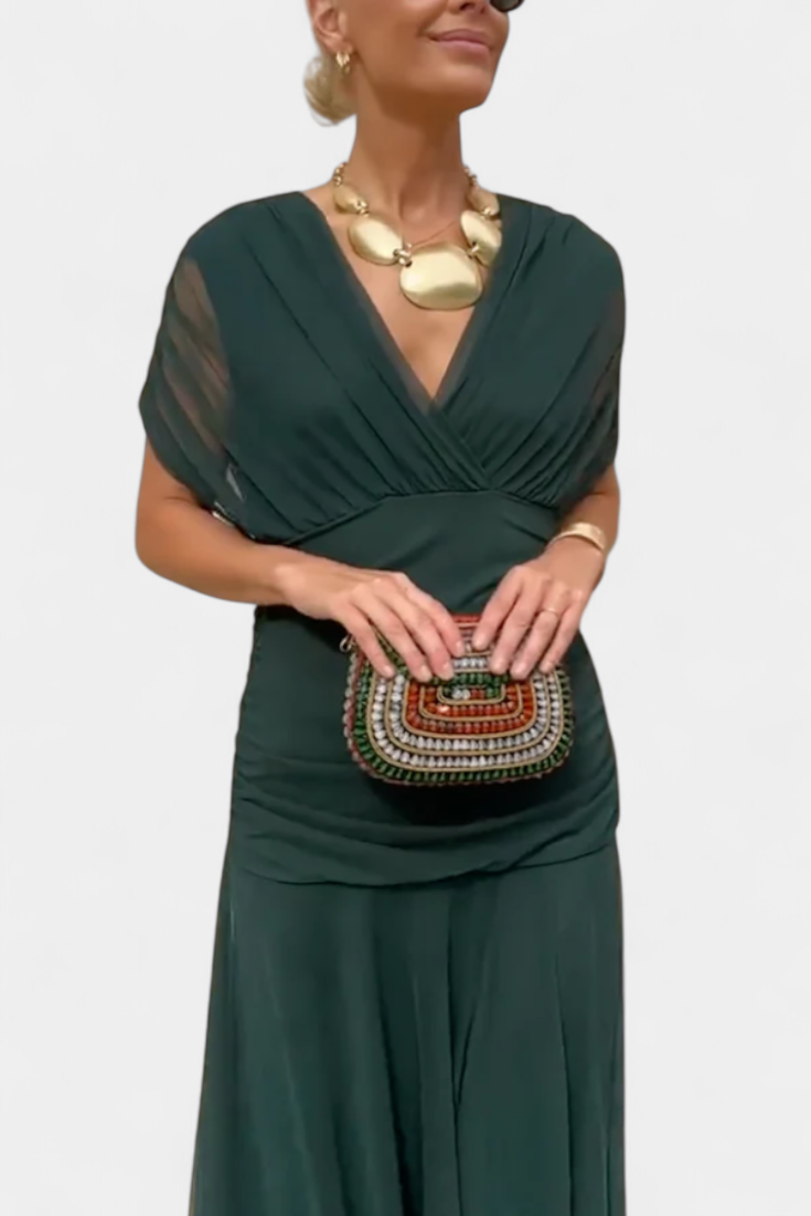 Aveline — Robe florale à grâce aérienne